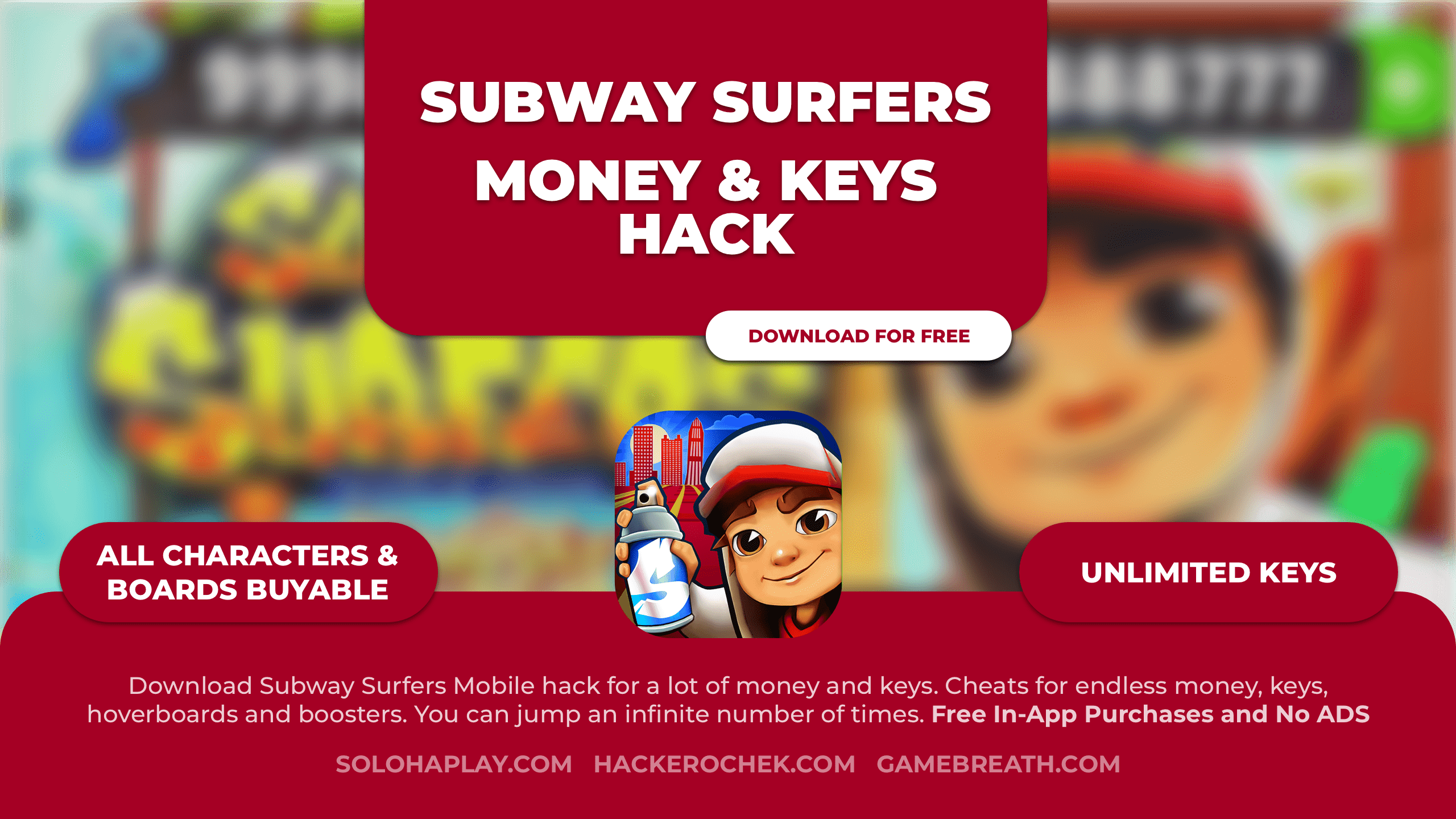 Download Subway Surfers Hack in 2 Minutes! 🔑 Unlimited Keys