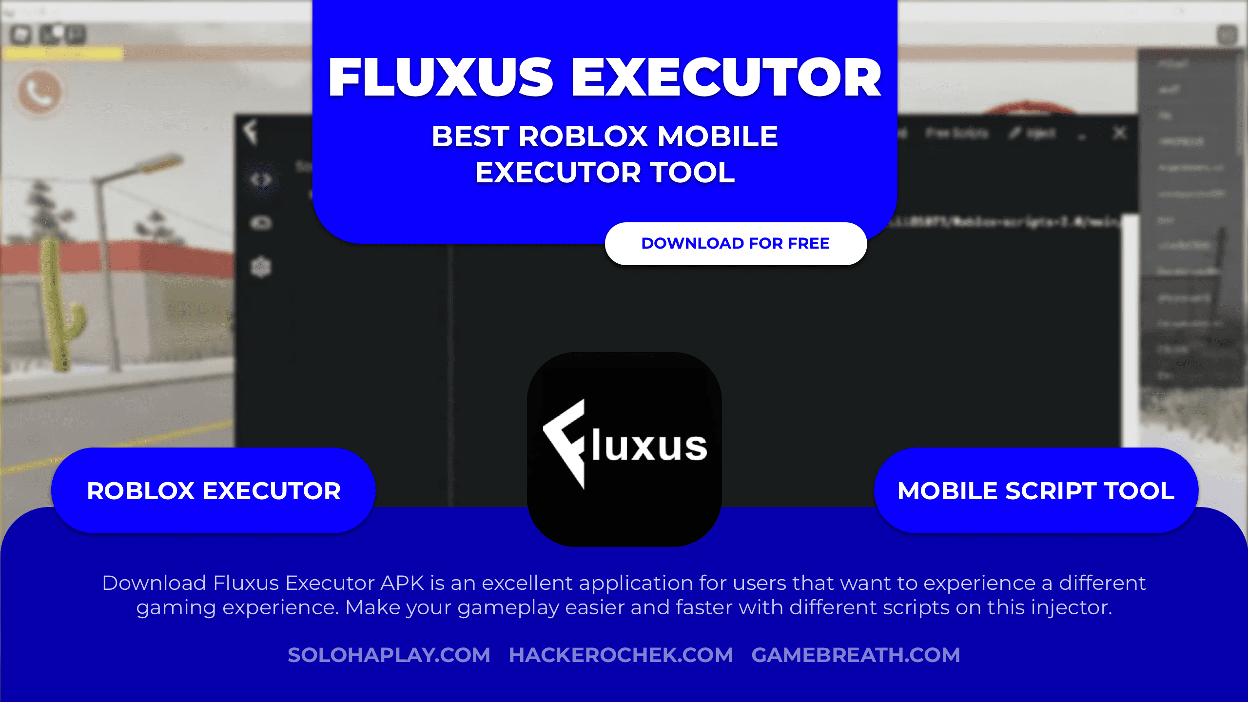 Fluxus Roblox Executor — ScriptBlox