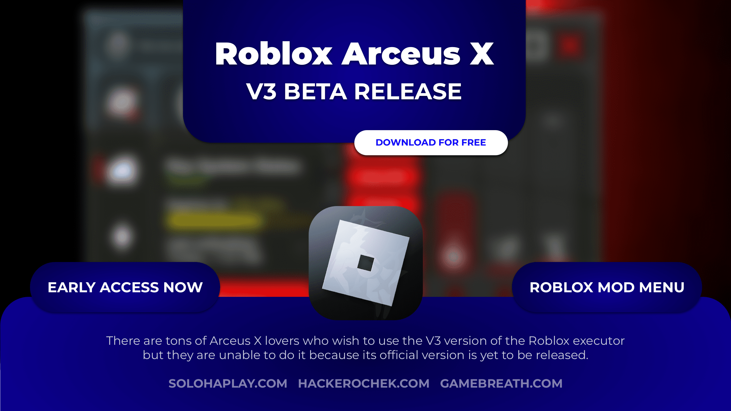 Arceus X APK V3.1.0 Download Roblox Exploit (MOD Menu)
